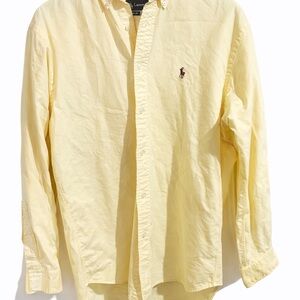 Ralph Lauren Classic Fit Yellow Shirt